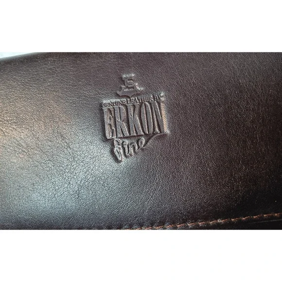 Leather Portfolio Organizer - Brown - Unbranded - Picture 3 of 7